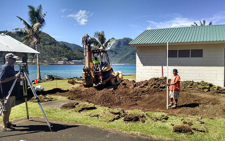 American Samoa Site preparation