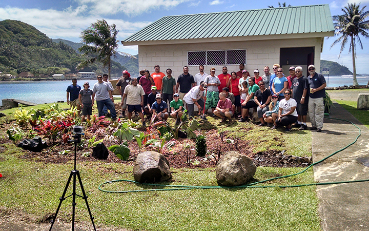 Setting the stage for future rain gardens in American Samoa