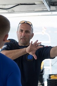 FORCE BLUE Training Director on deployment