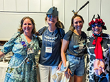Coral reef managers celebrate Halloween with ocean-themed costumes. Credit - NOAA