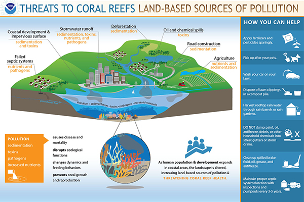 Threats to Coral Reefs: Land-based Sources of Pollution 